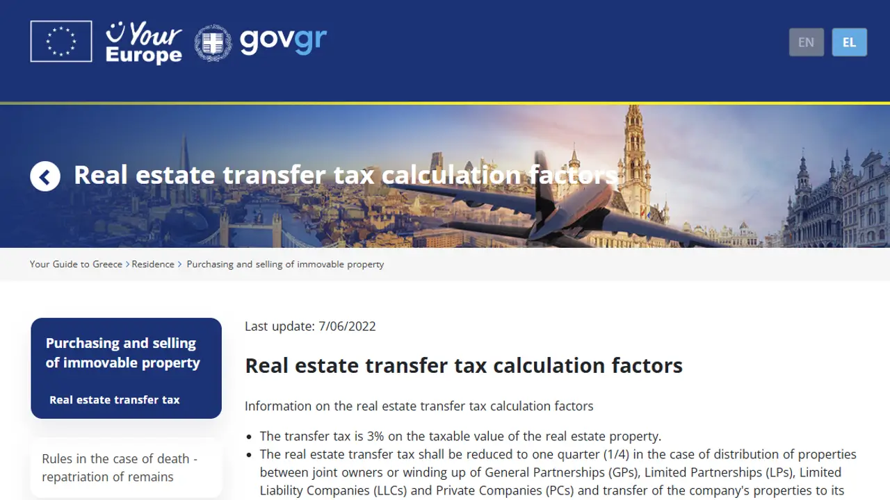 real estate transfer tax crete