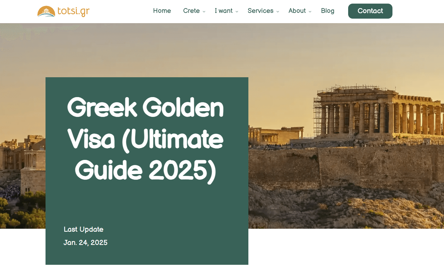 greek golden visa totsi crete