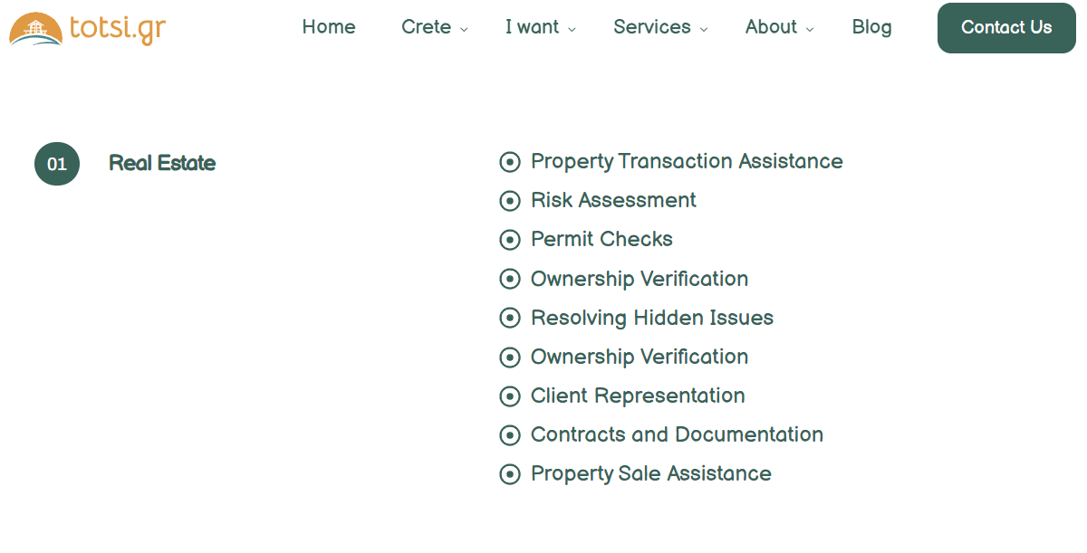 totsi services crete website